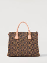 Veronica Monogram Structured Satchel