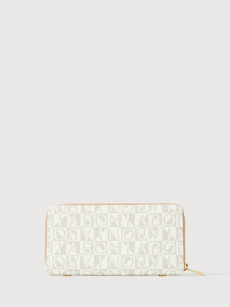 Claire Marrone Long Zippered Wallet