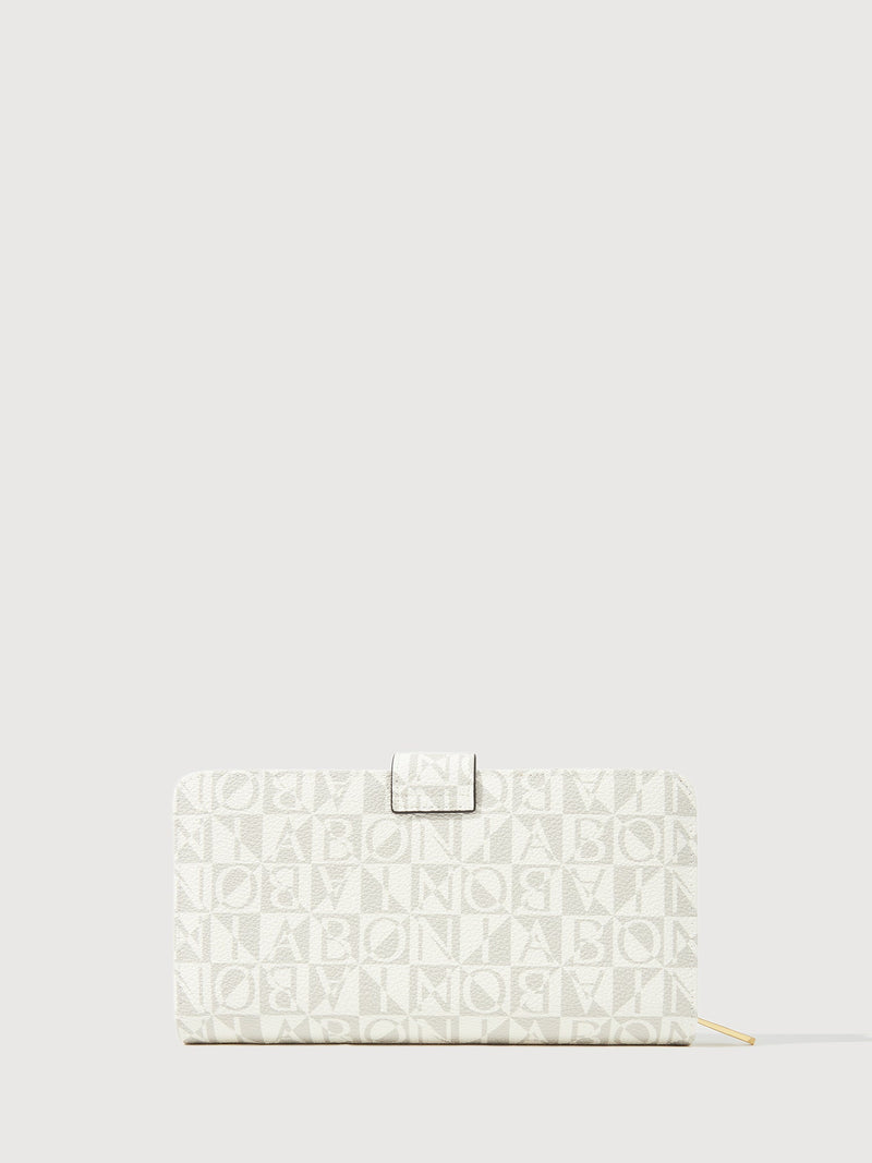 Claire Marrone Long Zippered Wallet