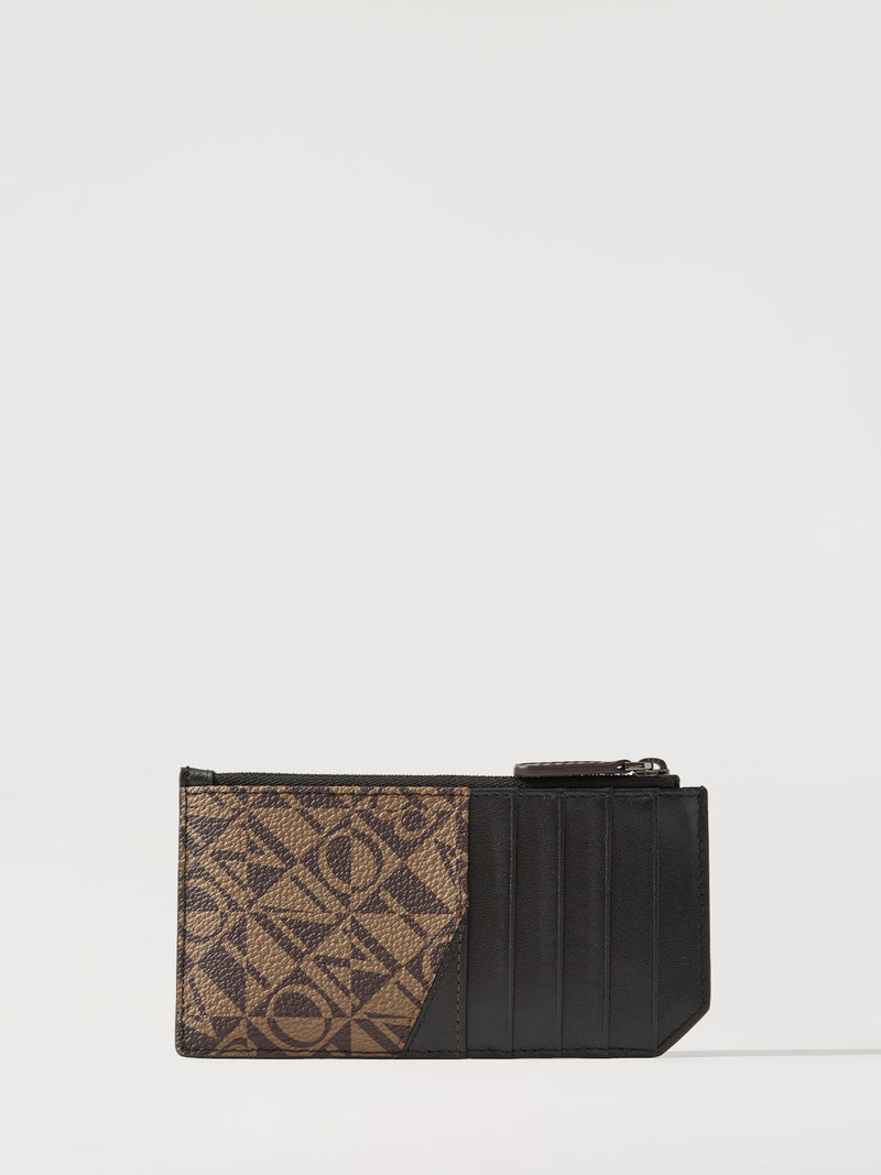 Terasso Monogram Zip Card Wallet