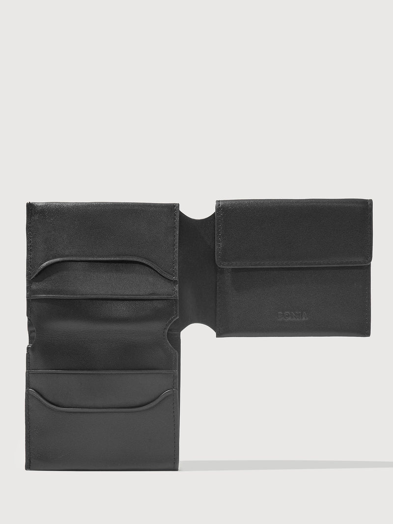 Brogued Flap Three Fold Wallet V - BONIA