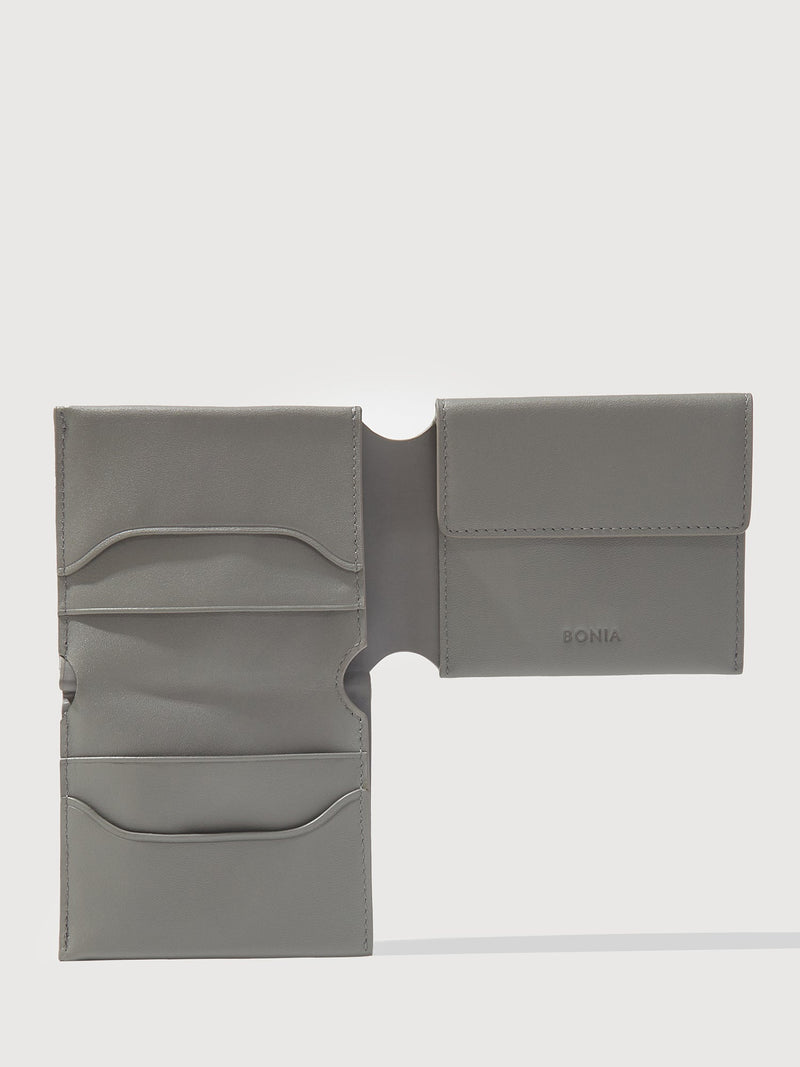Brogued Flap Three Fold Wallet V - BONIA