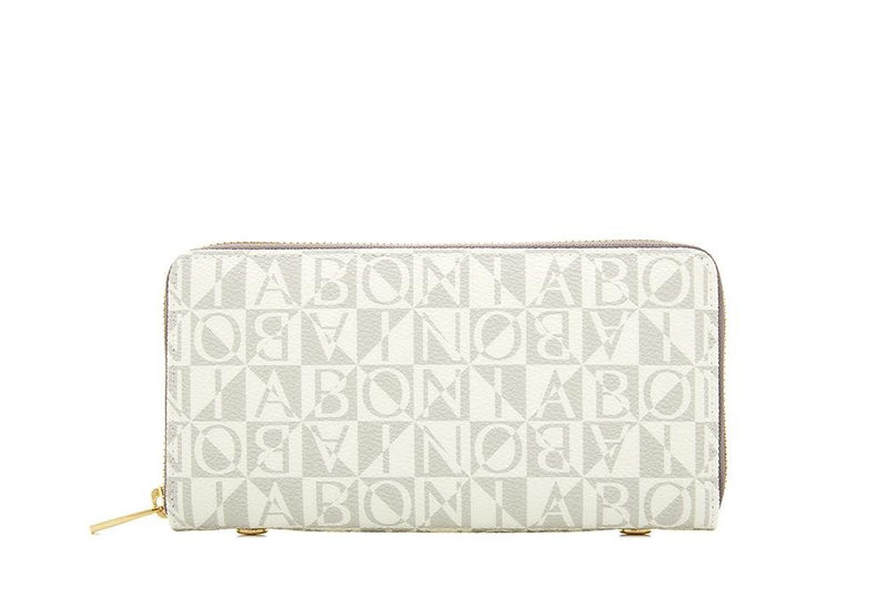 Claire Marrone Long Zippered Wallet - BONIA