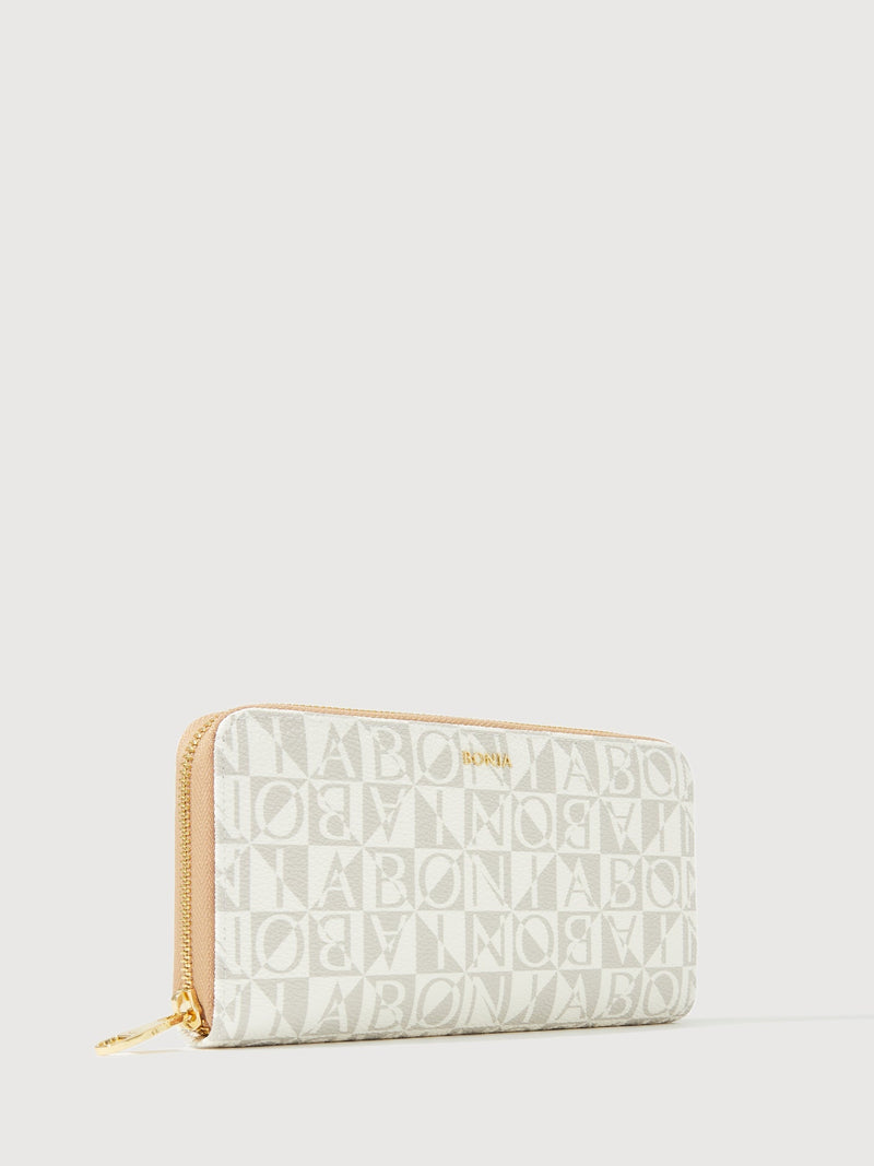 Claire Marrone Zipper Wallet - BONIA