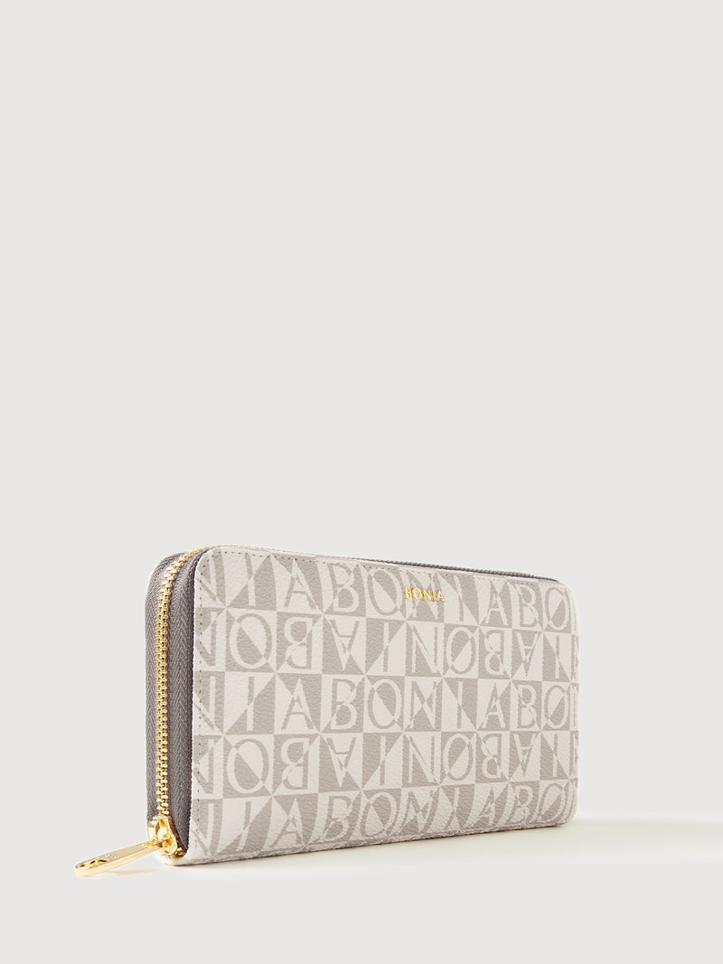 Claire Marrone Zipper Wallet - BONIA