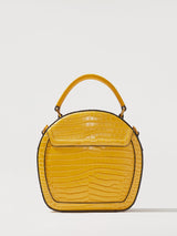 Croco Sonia Signature Satchel - BONIA