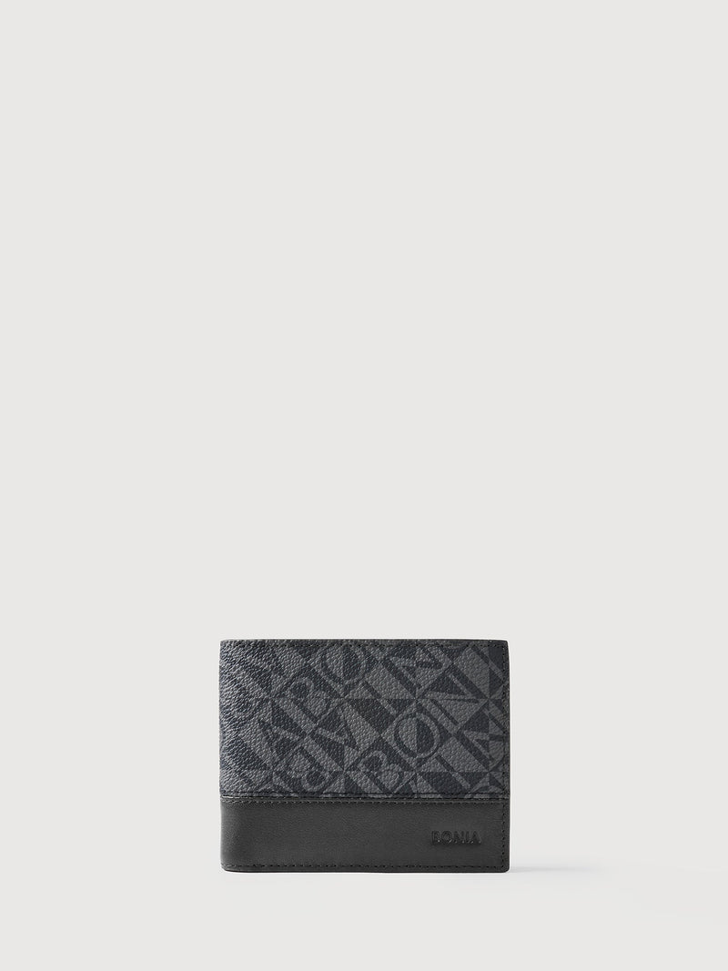 Dario Monogram Flap Up Cards Wallet - BONIA