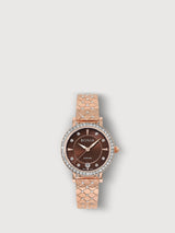 Genevieve Quilted Stainless Steel Women's Watch - BONIA