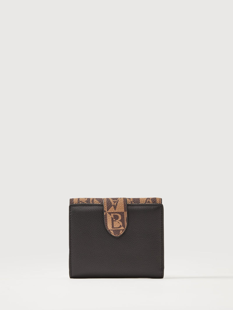 Lydia Monogram 2 Fold Long Wallet - BONIA