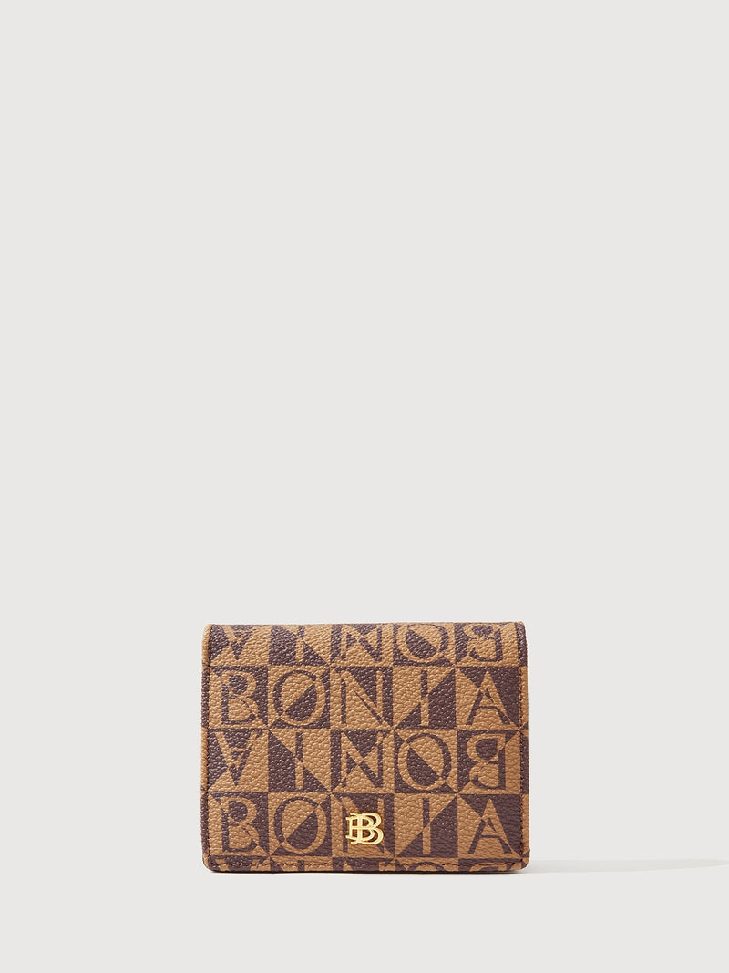 Lydia Monogram 3 Fold Short Wallet - BONIA