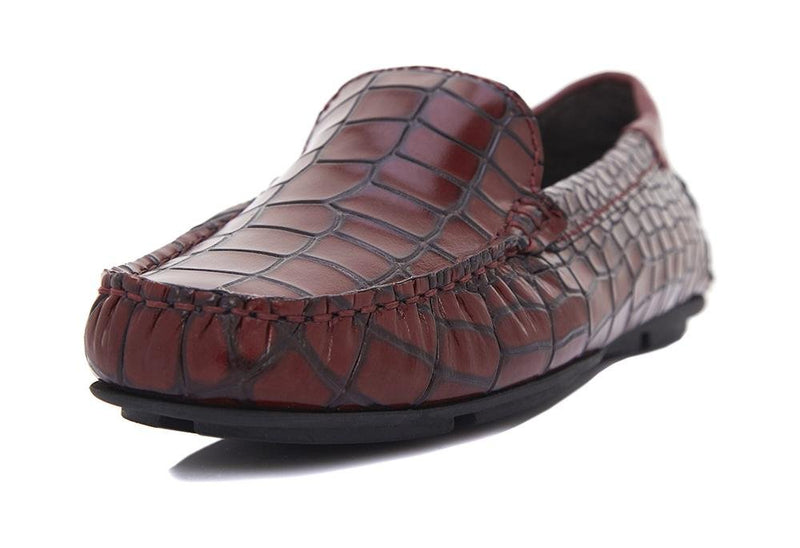 Mina Croco-Embossed Loafers - Bonia