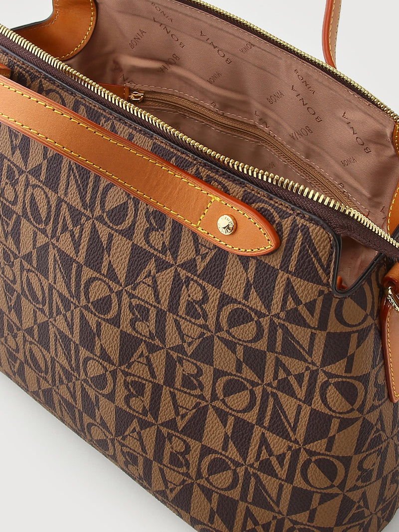 Monogram Box Satchel - BONIA