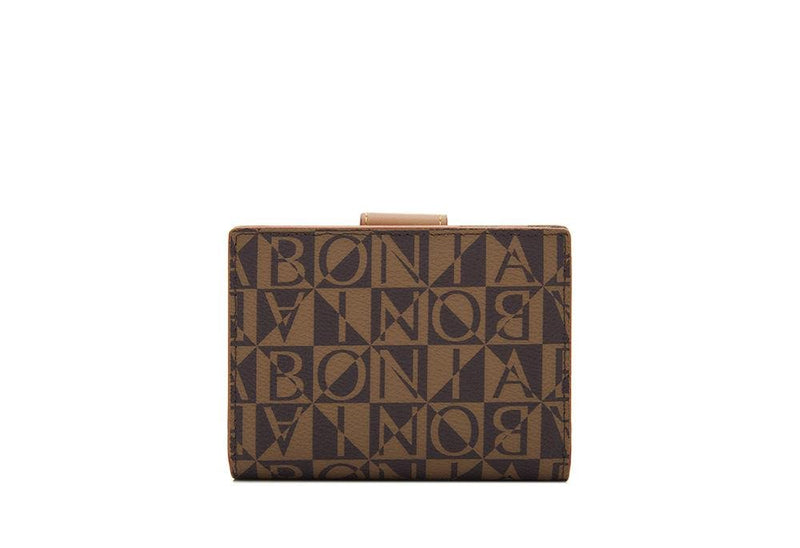 Monogram Short Fold Wallet - BONIA