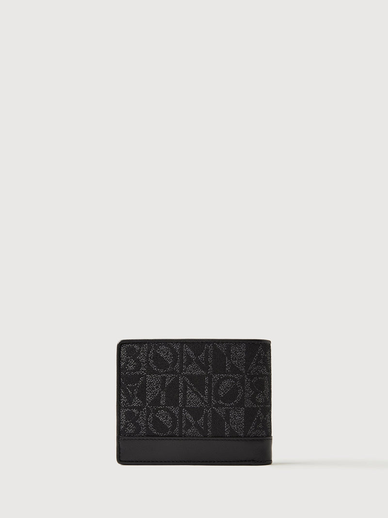 Nathan Monogram Flap-Up Cards Wallet - BONIA