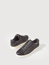 Orbit Monogram Leather Sneakers - BONIA