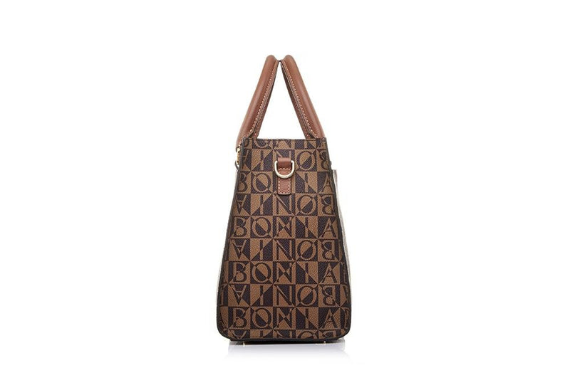 Pisa Monogram Satchel L - Bonia