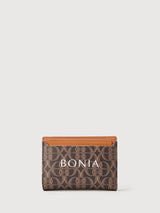 Placard Monogram 2 Fold Wallet with Pocket - BONIA