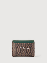 Placard Monogram 2 Fold Wallet with Pocket - BONIA