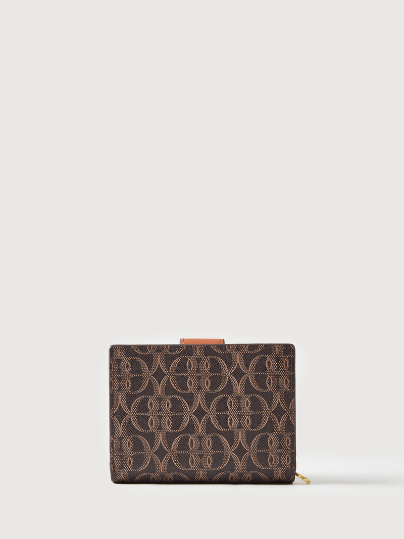 [PRE ORDER] La Luna Monogram 3 Fold Short Wallet - BONIA