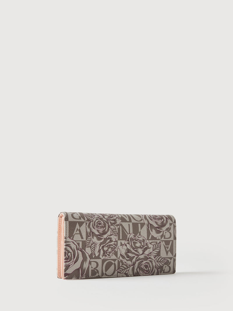 Rosie Monogram 2 Fold Long Wallet - BONIA