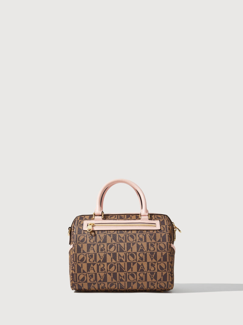 Sienna Monogram Rounded Satchel - BONIA