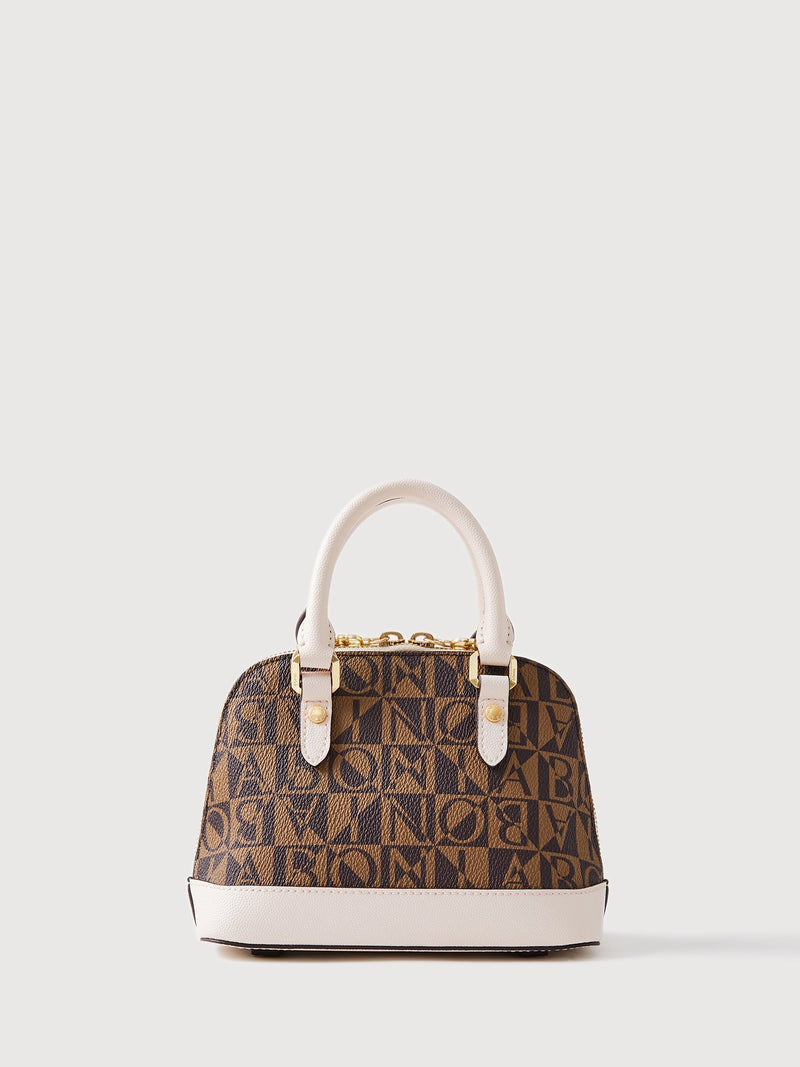 Siria Monogram Mini Satchel Bag - BONIA