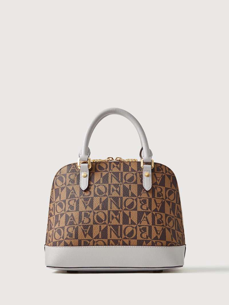 Siria Monogram Small Satchel Bag - BONIA