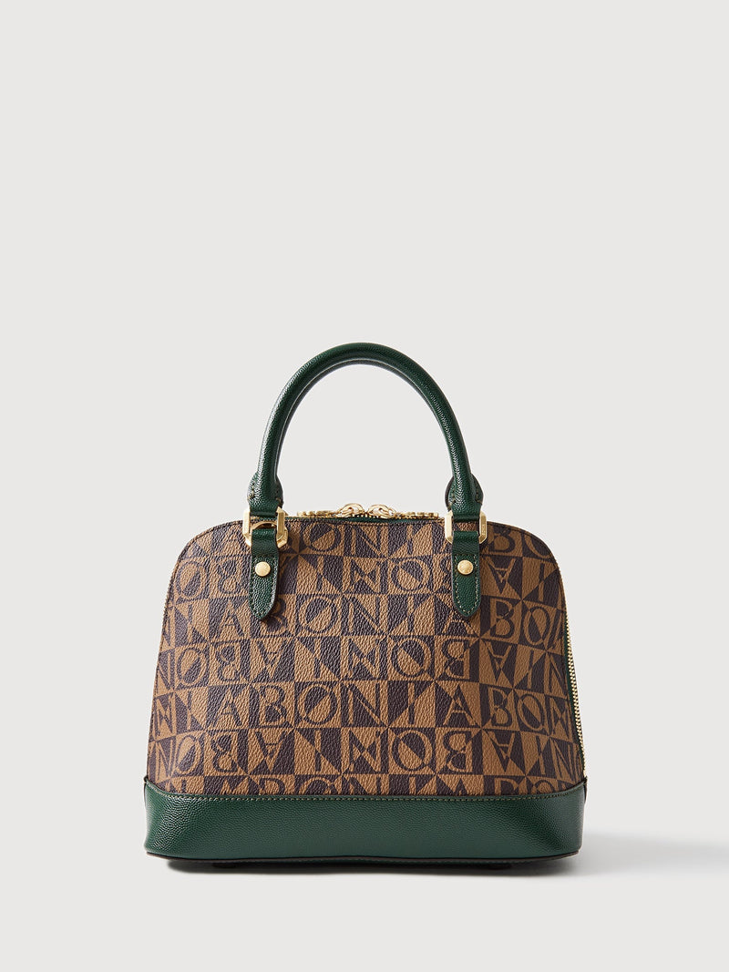 Siria Monogram Small Satchel Bag - BONIA