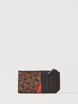 Terasso Monogram Zip Card Wallet - BONIA