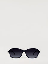 Valentina Monogram Rectangular Black Sunglasses - BONIA