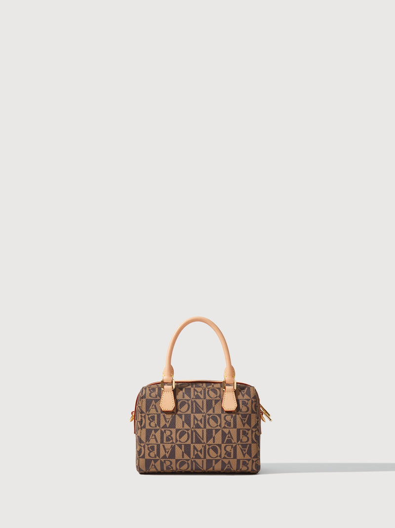 Veronica Monogram Top Handle Satchel S - BONIA