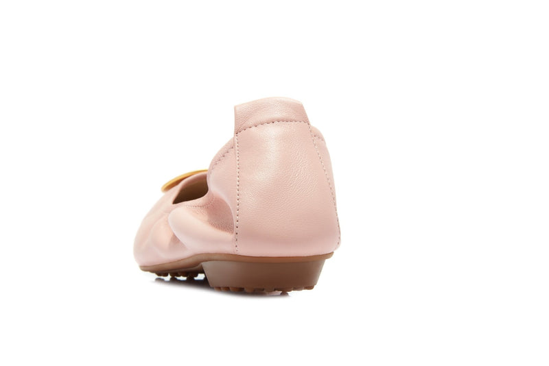 Yara Ballerina Flat With Logo Medallion - BONIA